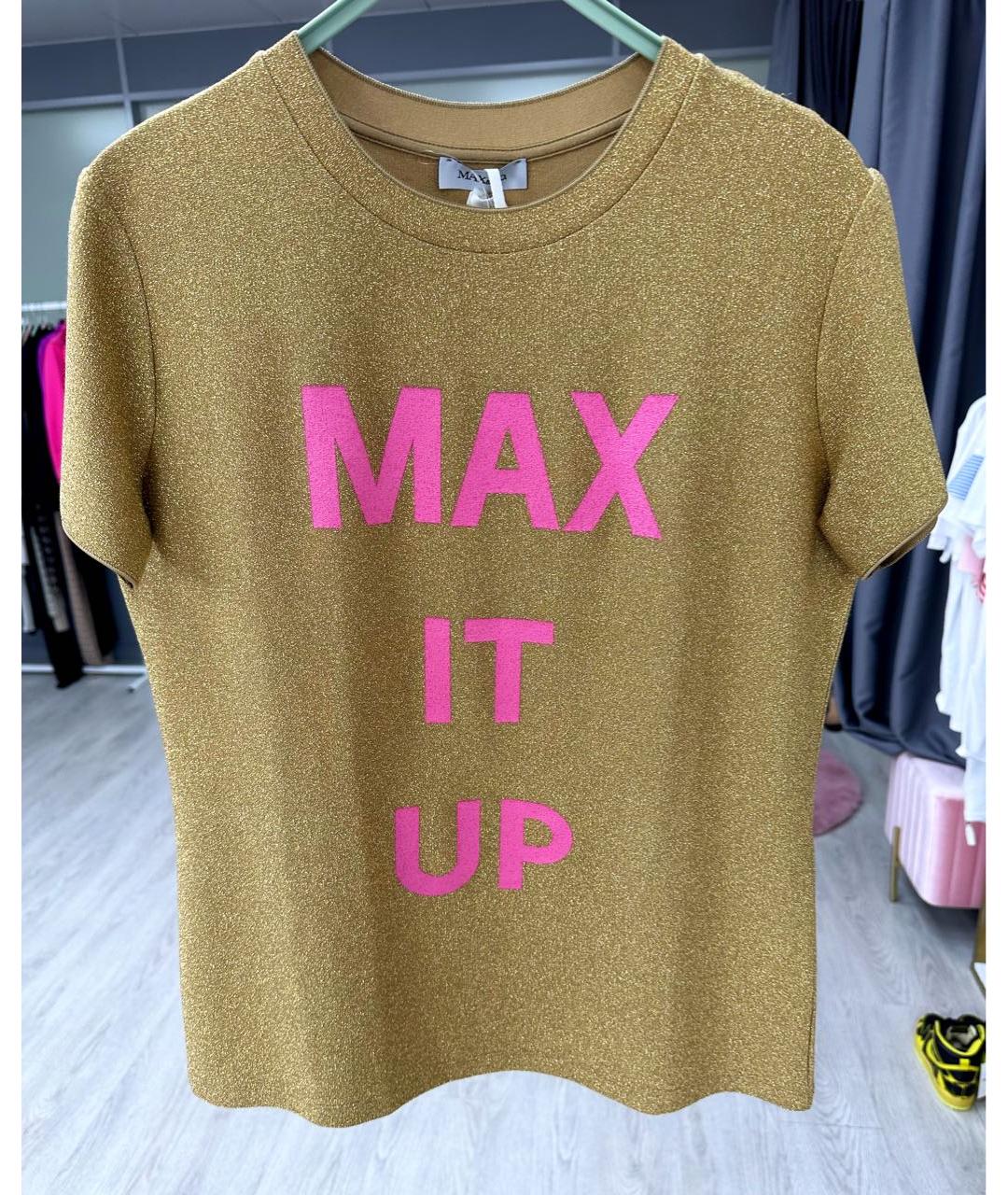 MAX&CO Золотая футболка, фото 6