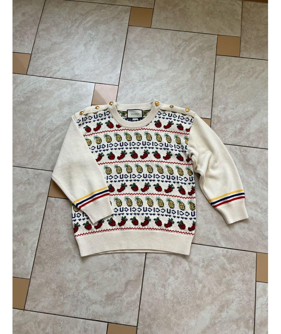 GUCCI Белый джемпер / свитер, фото 8
