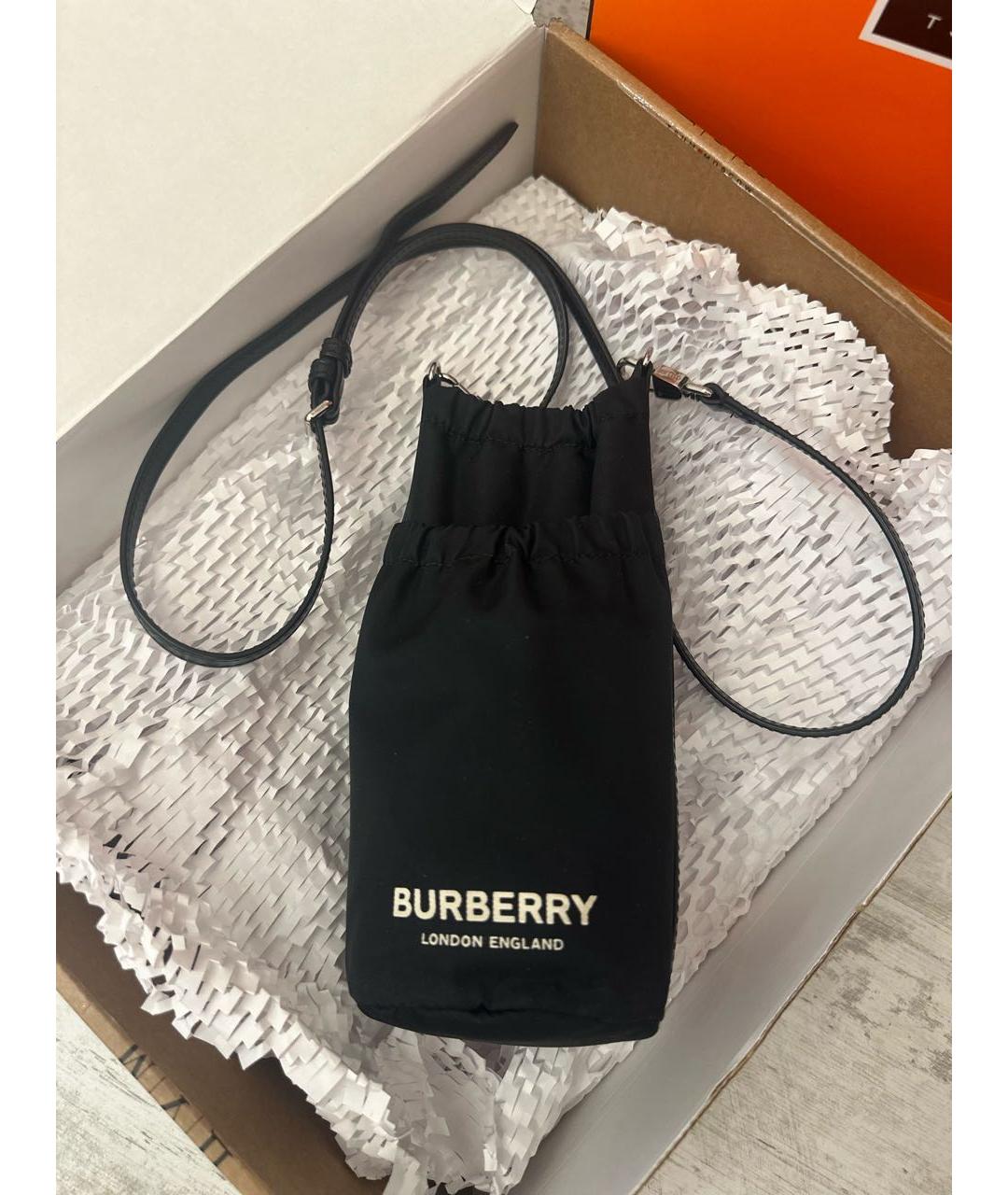 BURBERRY Черная сумка через плечо, фото 5