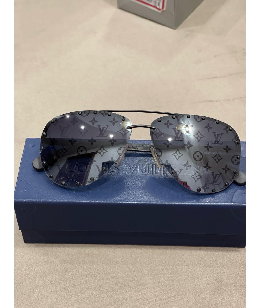 LOUIS VUITTON PRE-OWNED Металлические солнцезащитные очки, фото 7