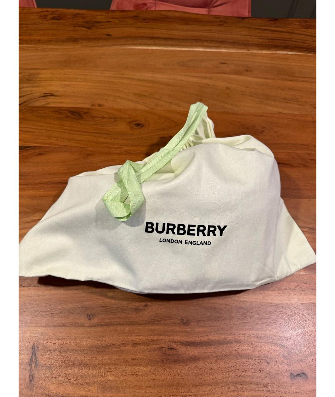 BURBERRY Коричневая кожаная поясная сумка, фото 6