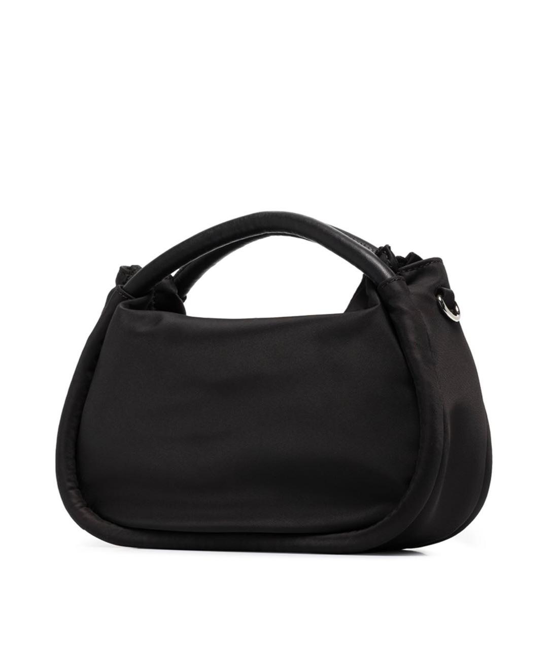 GANNI Черная тканевая сумка через плечо, фото 3