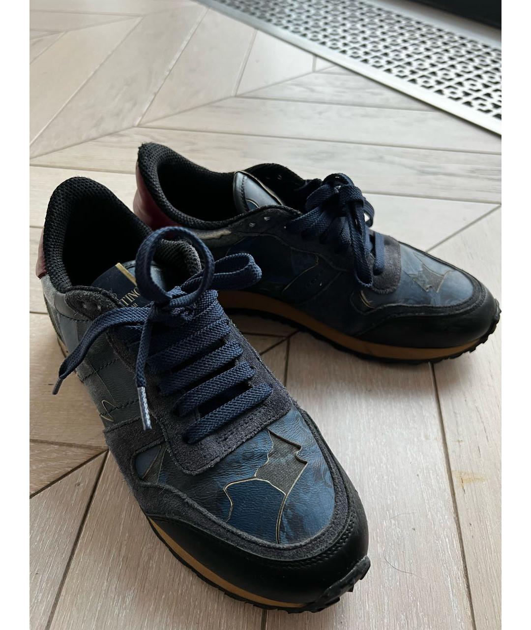 VALENTINO Темно-синие кроссовки, фото 5