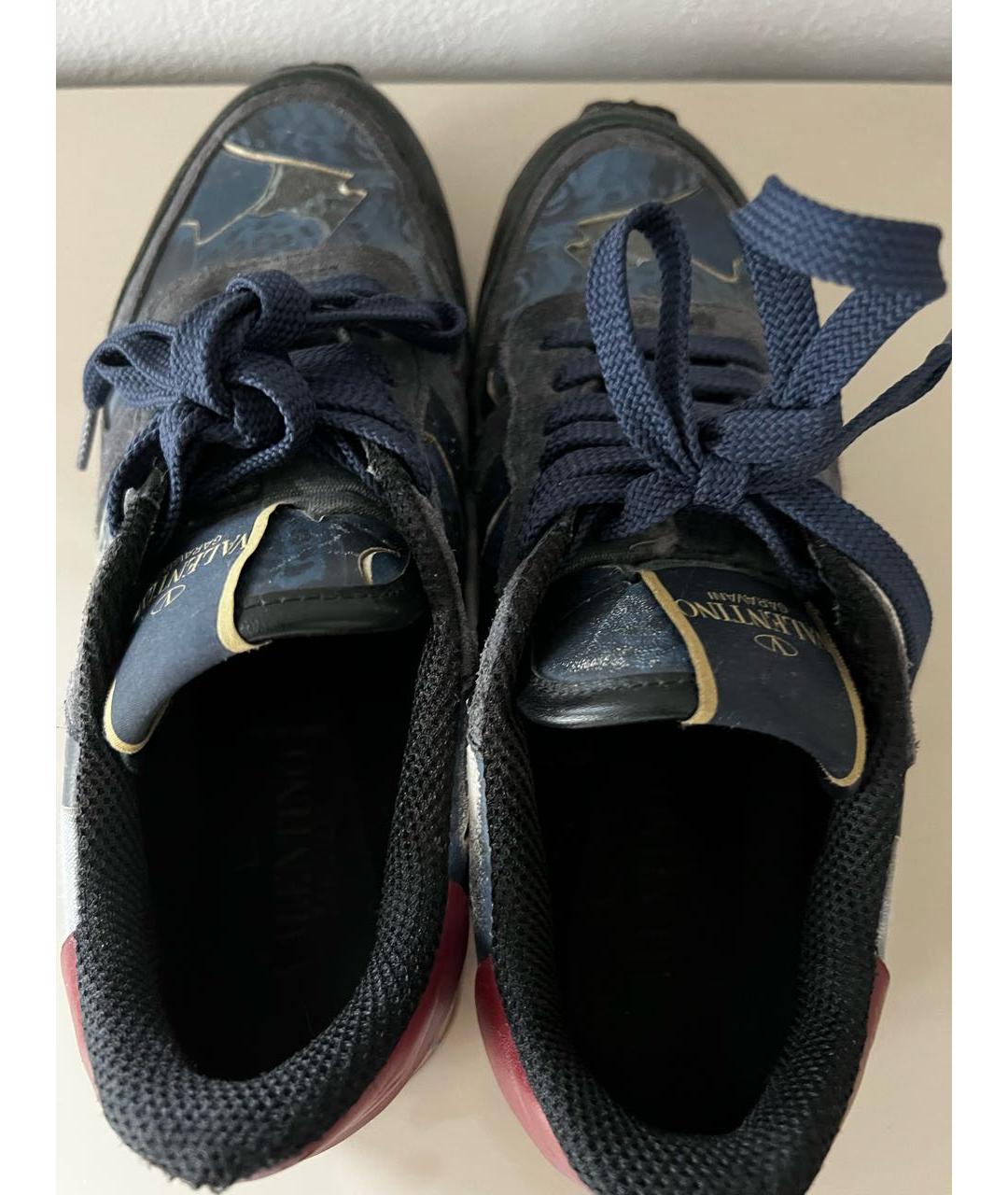 VALENTINO Темно-синие кроссовки, фото 3