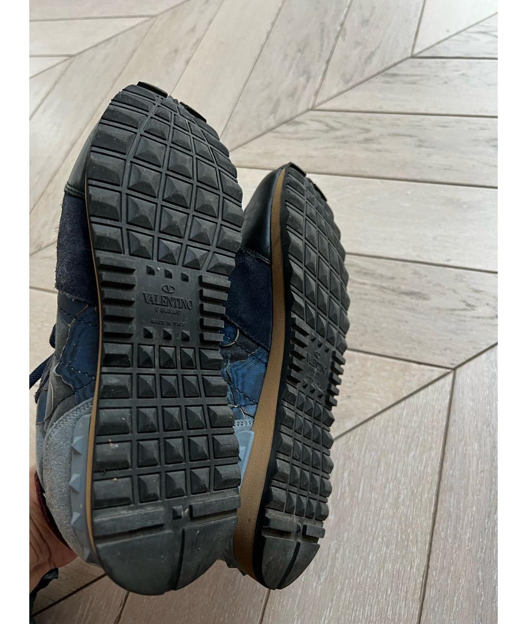 VALENTINO Темно-синие кроссовки, фото 6