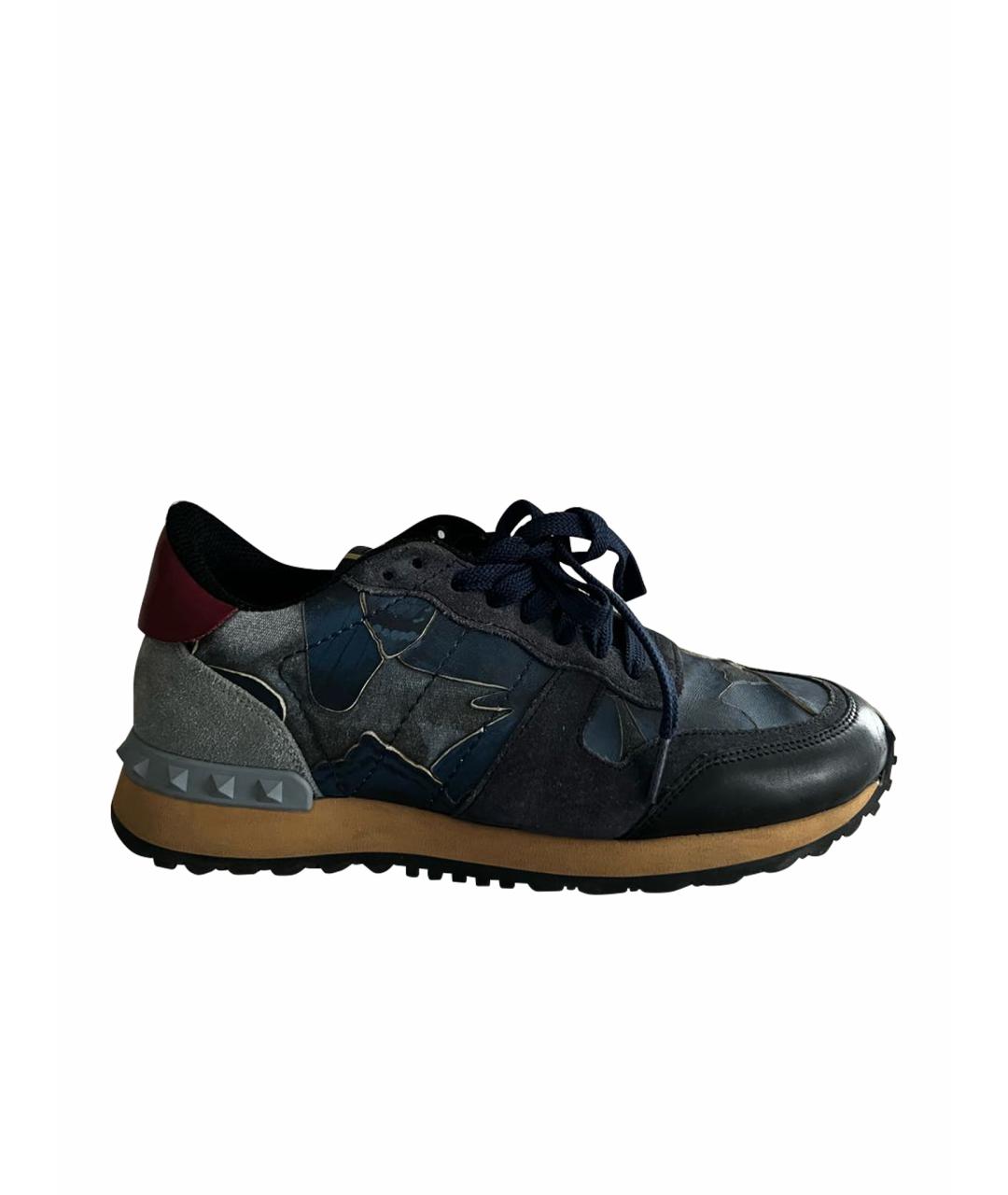 VALENTINO Темно-синие кроссовки, фото 1