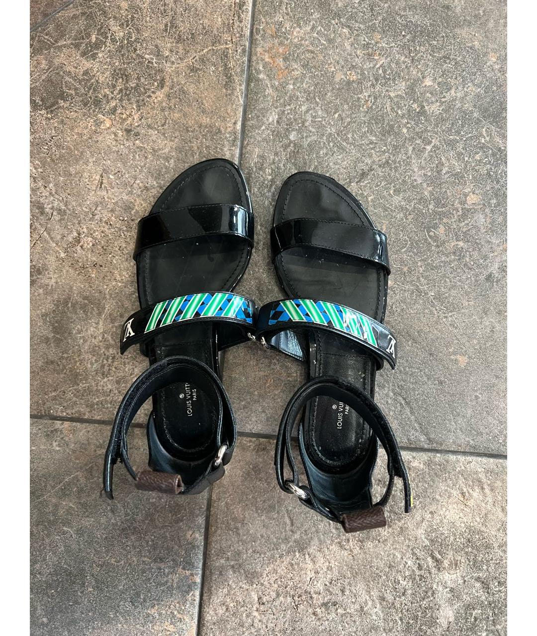 LOUIS VUITTON PRE-OWNED Мульти кожаные сандалии, фото 2