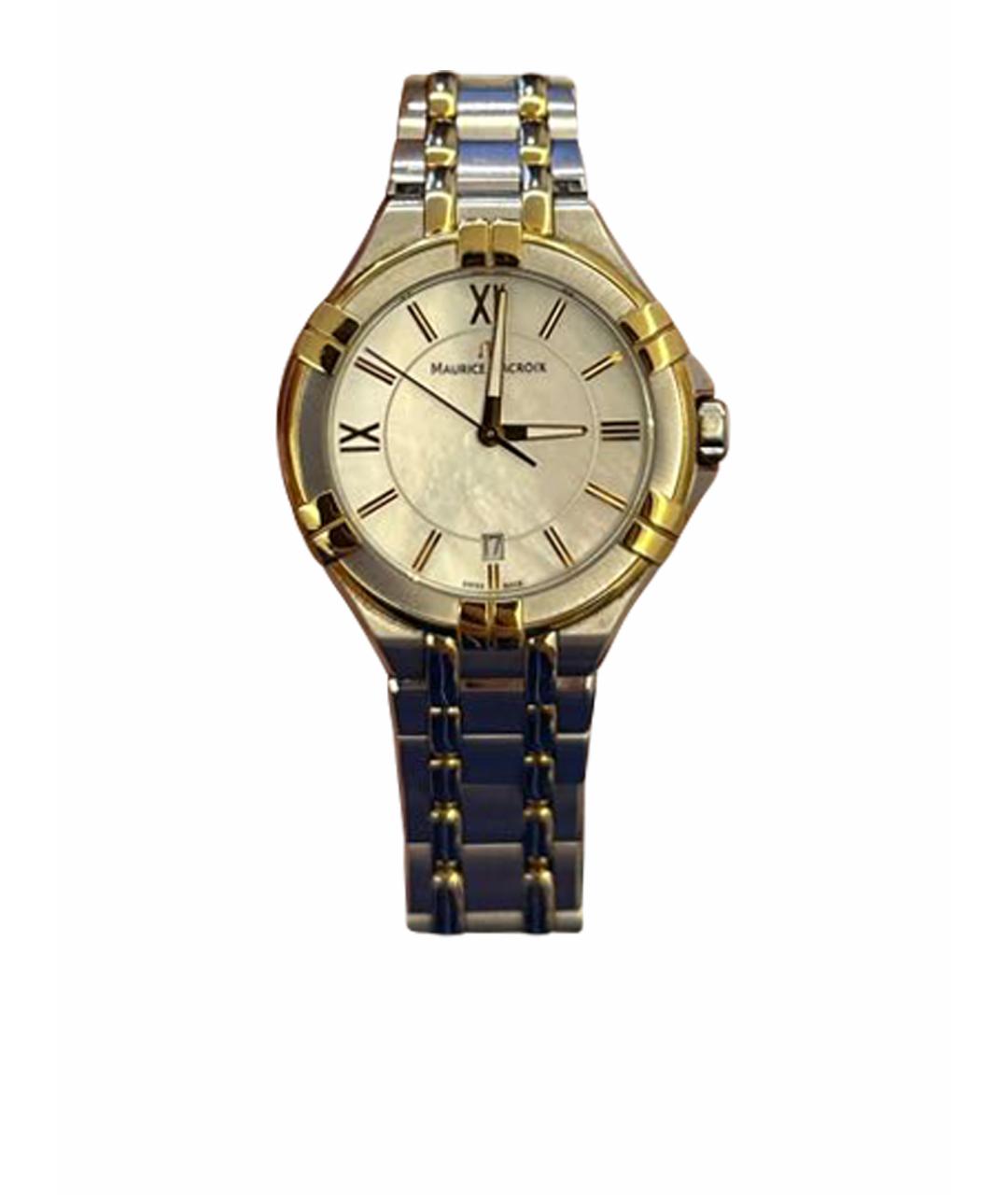 MAURICE LACROIX Золотые металлические часы, фото 1