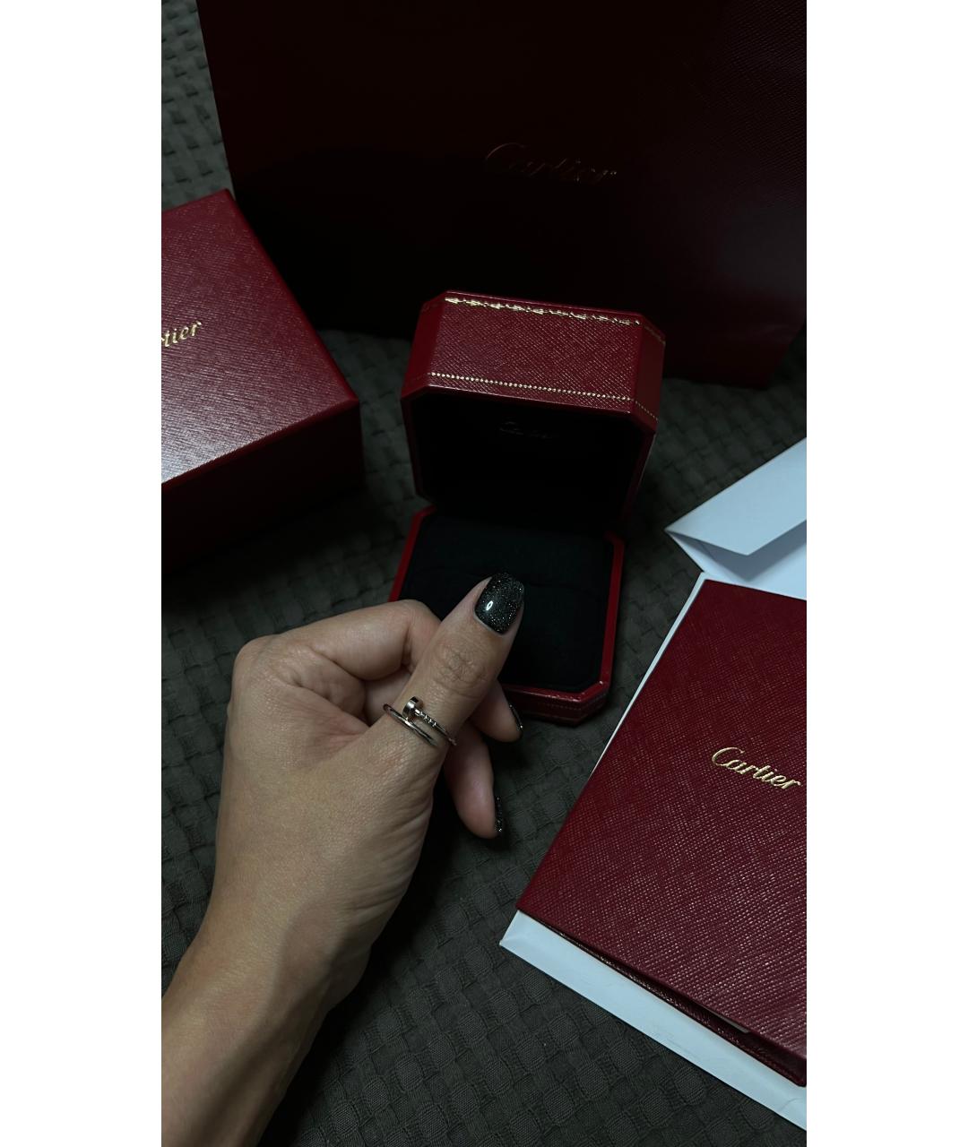CARTIER Серебряное кольцо из белого золота, фото 5