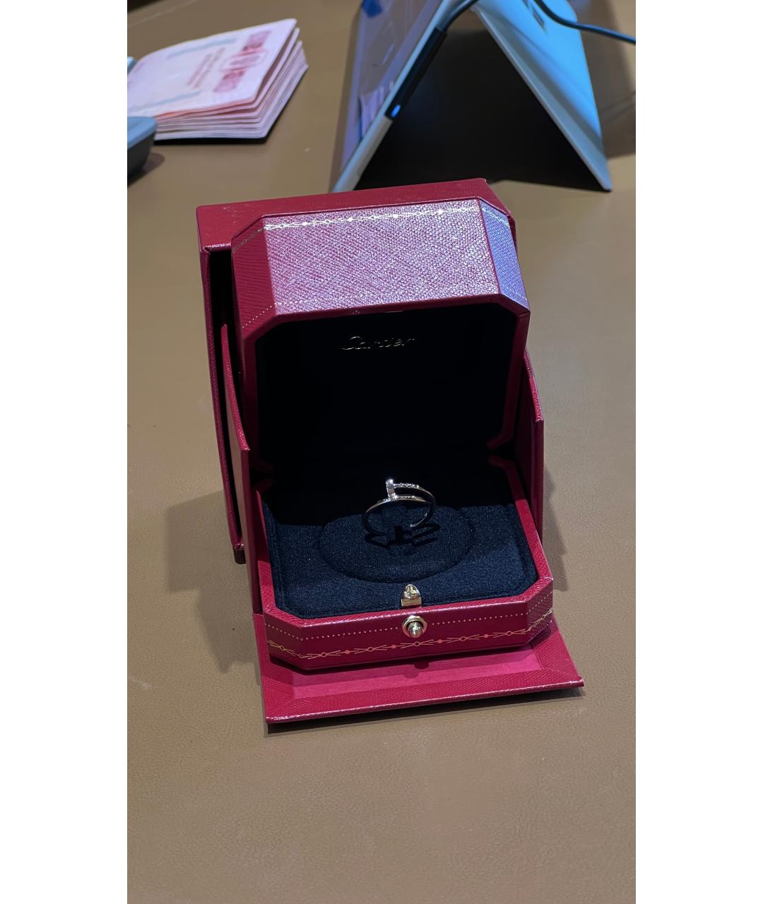 CARTIER Серебряное кольцо из белого золота, фото 2