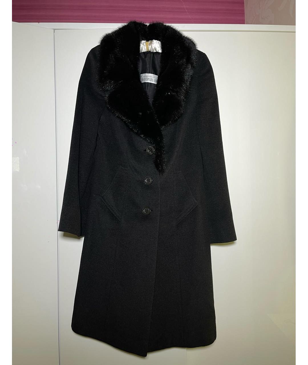 M.MEERSTEIN Черное кашемировое пальто, фото 9
