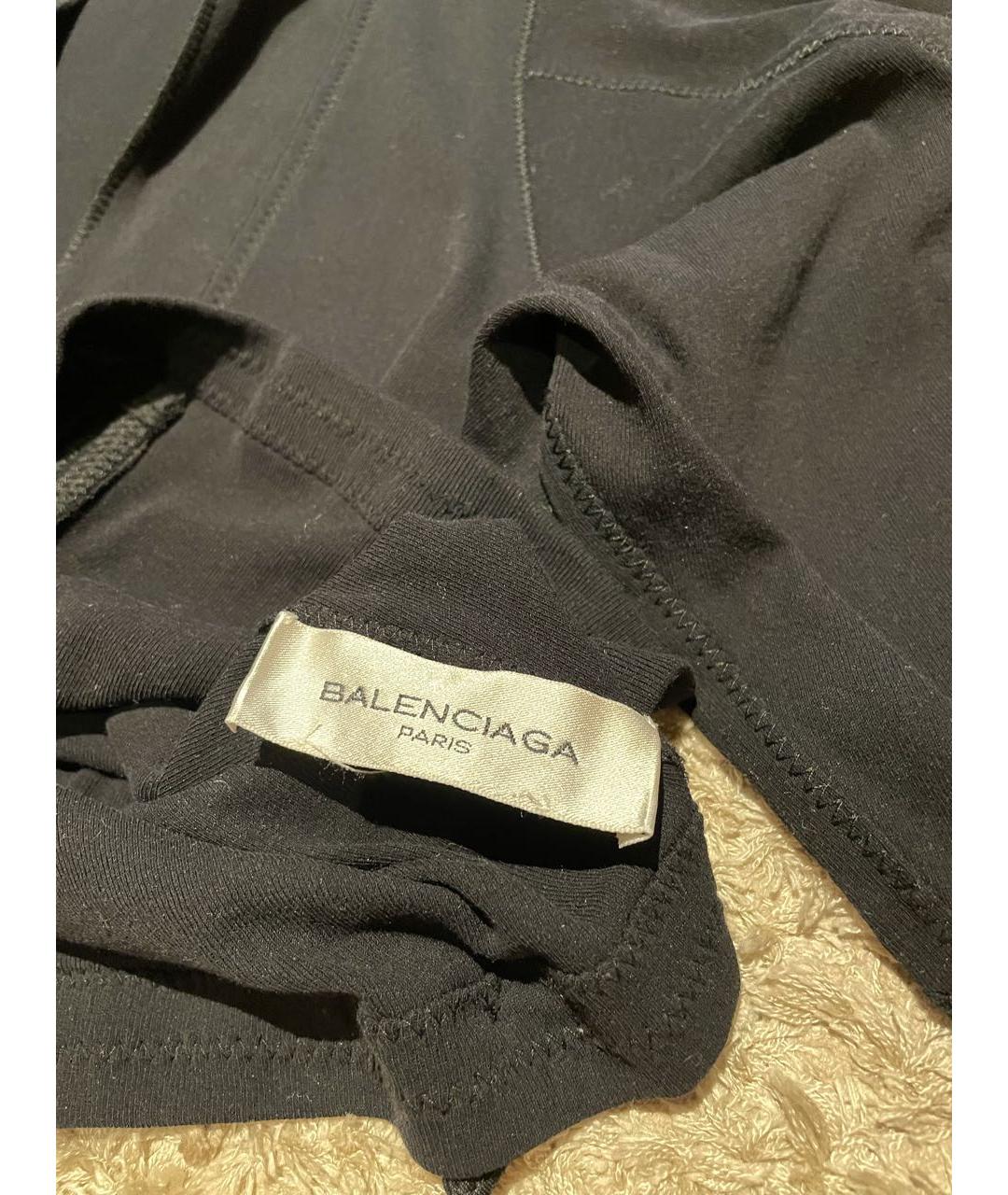 BALENCIAGA Черный синтетический джемпер / свитер, фото 3
