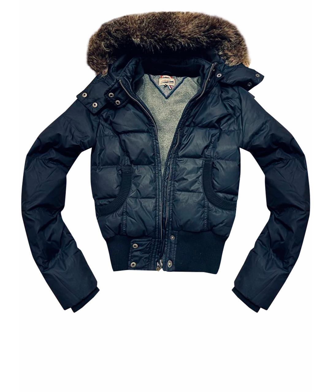 TOMMY HILFIGER Темно-синяя полиэстеровая куртка, фото 1