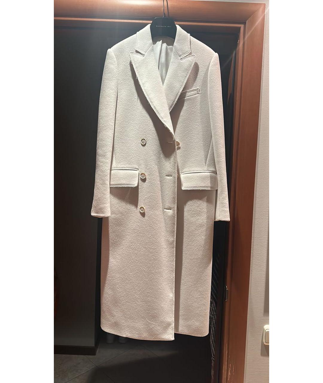 CHLOE Белое шерстяное пальто, фото 6