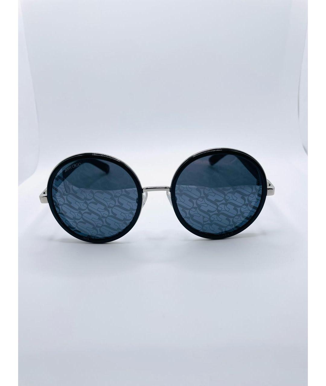 JIMMY CHOO Темно-синие пластиковые солнцезащитные очки, фото 9