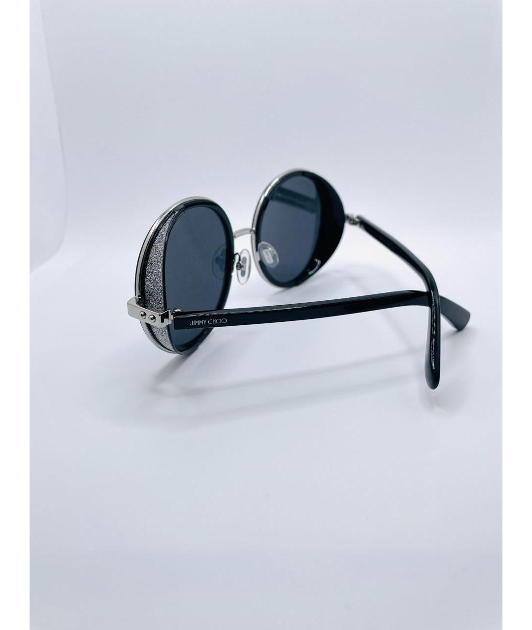 JIMMY CHOO Темно-синие пластиковые солнцезащитные очки, фото 7