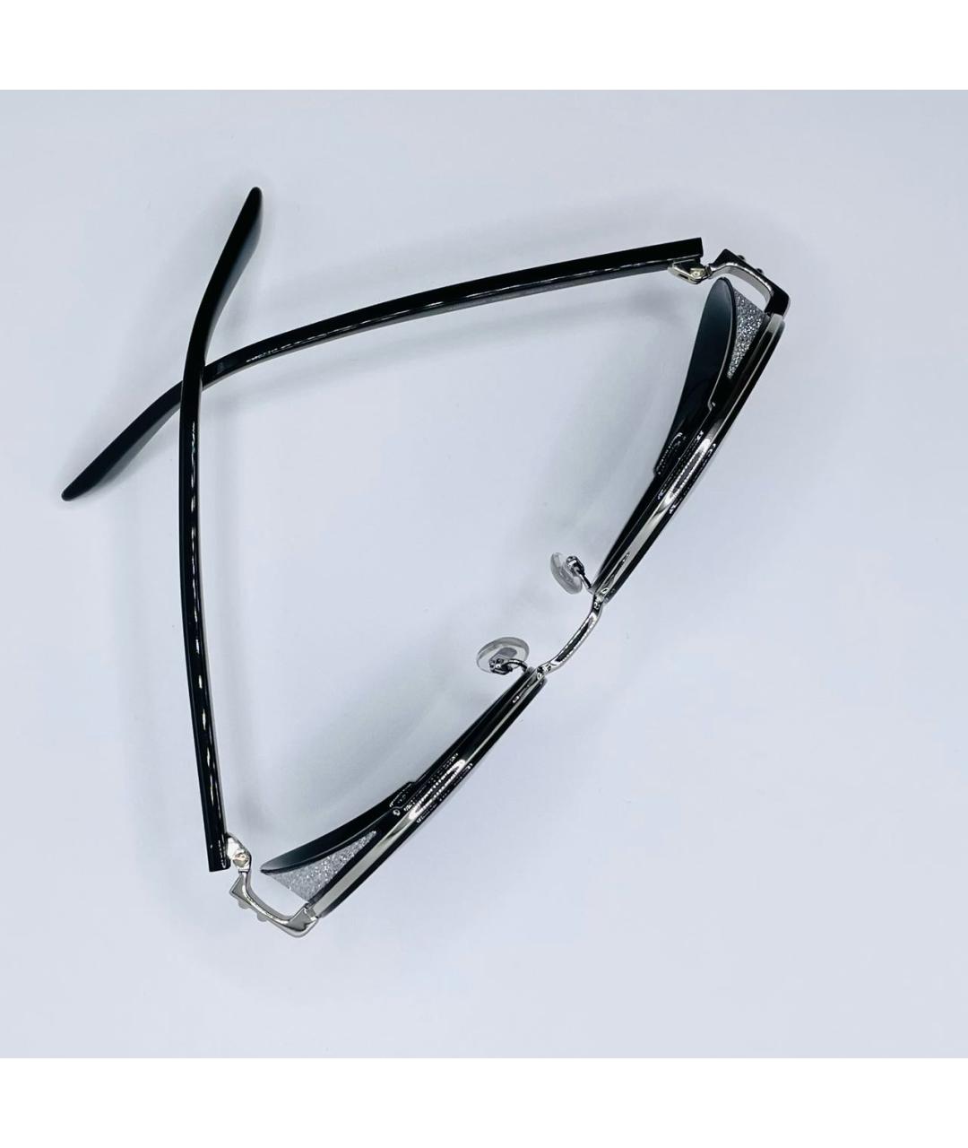 JIMMY CHOO Темно-синие пластиковые солнцезащитные очки, фото 8