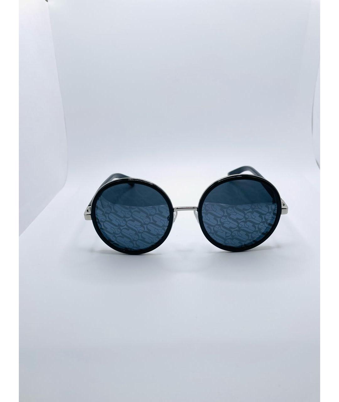 JIMMY CHOO Темно-синие пластиковые солнцезащитные очки, фото 2