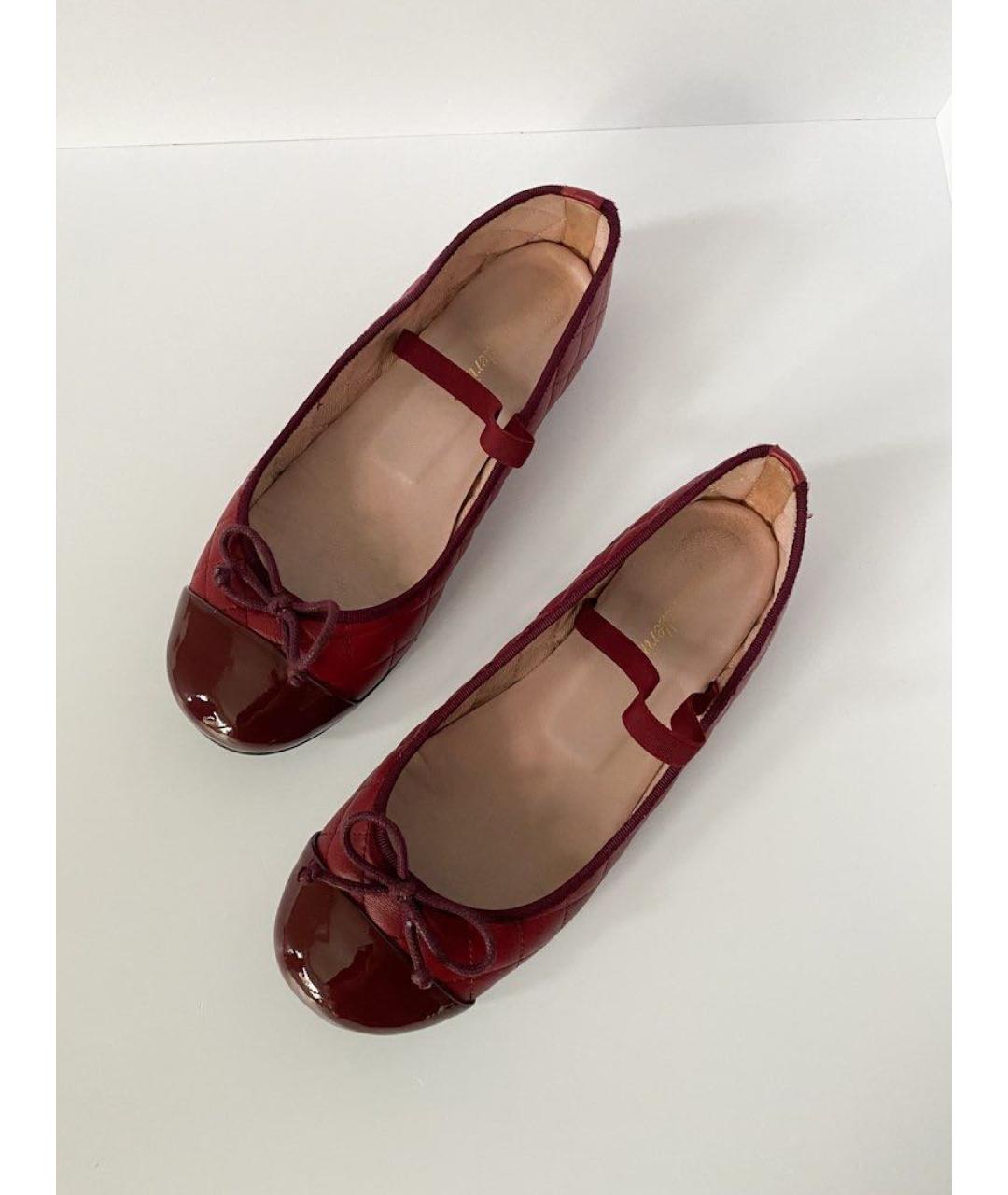PRETTY BALLERINAS Бордовые туфли, фото 2