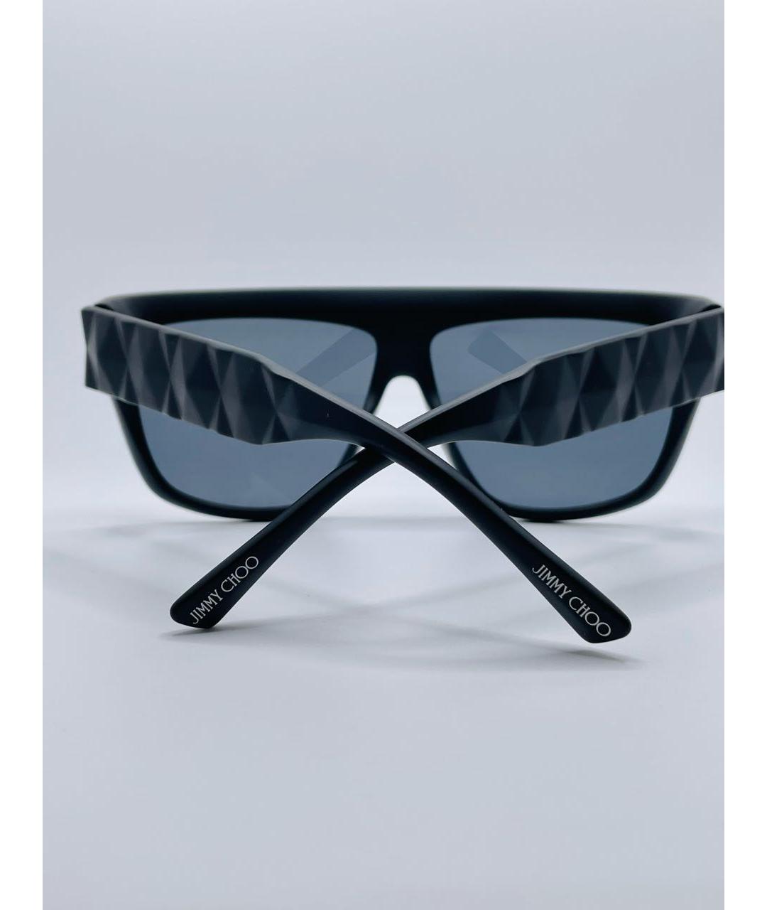 JIMMY CHOO Черные пластиковые солнцезащитные очки, фото 5