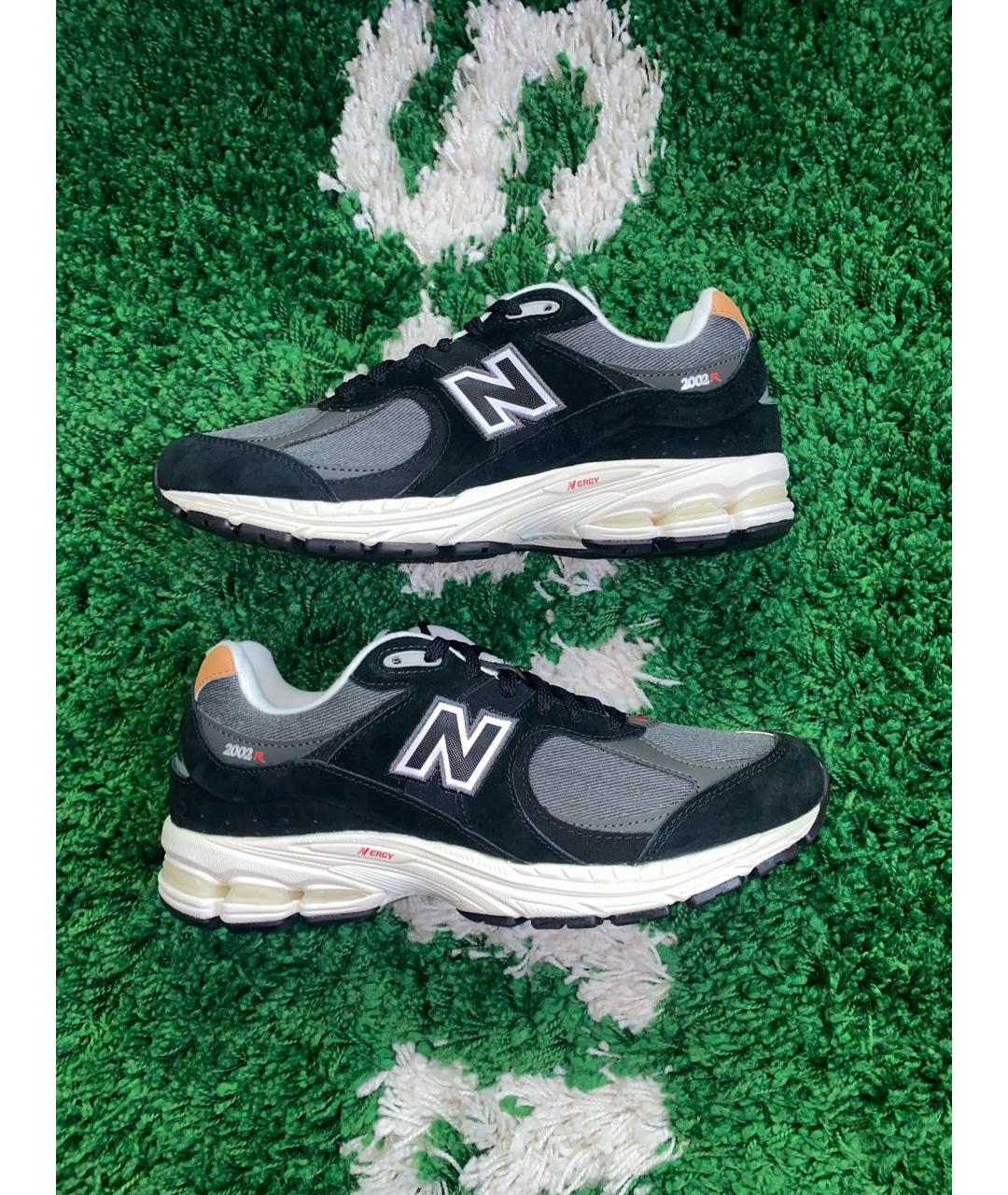 NEW BALANCE Черные замшевые низкие кроссовки / кеды, фото 8