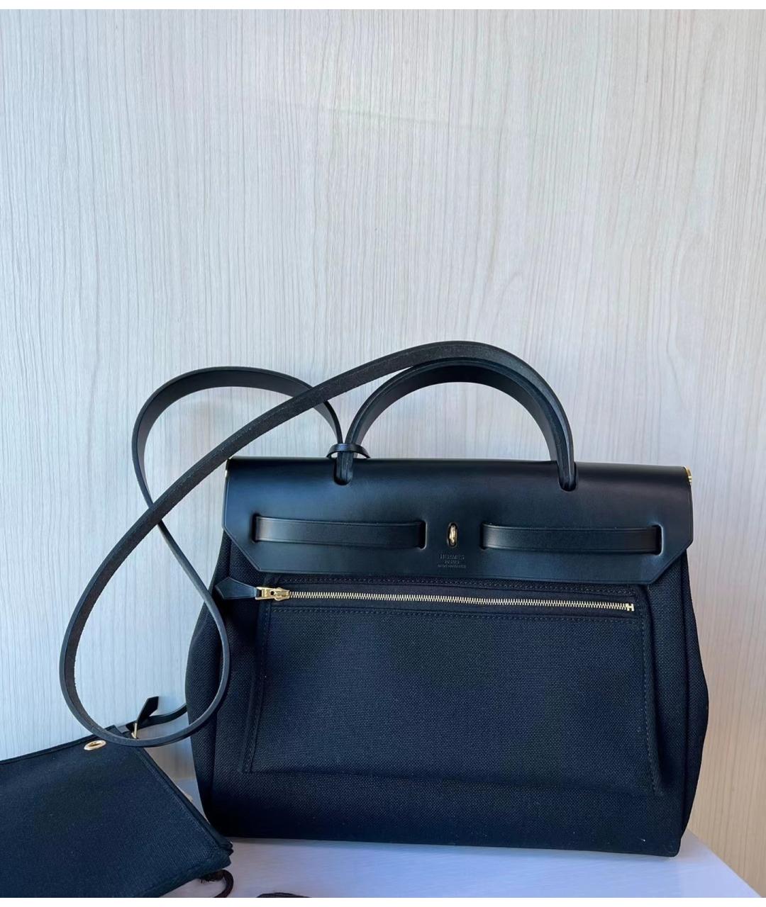 HERMES Черная сумка через плечо, фото 4