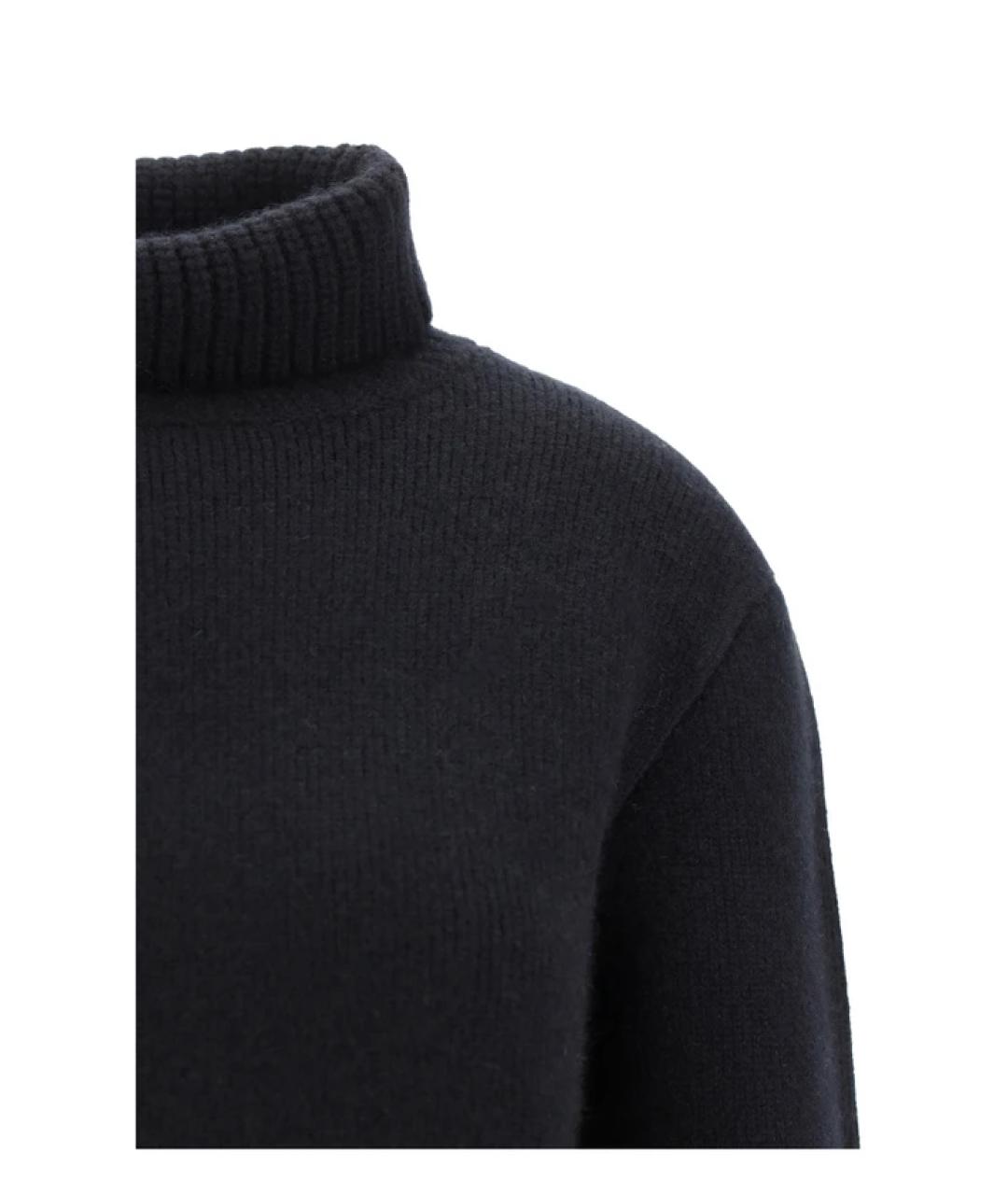 KHAITE Черный кашемировый джемпер / свитер, фото 3