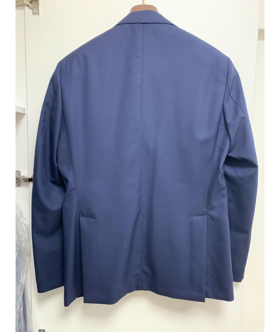 LORO PIANA Синий шерстяной пиджак, фото 2