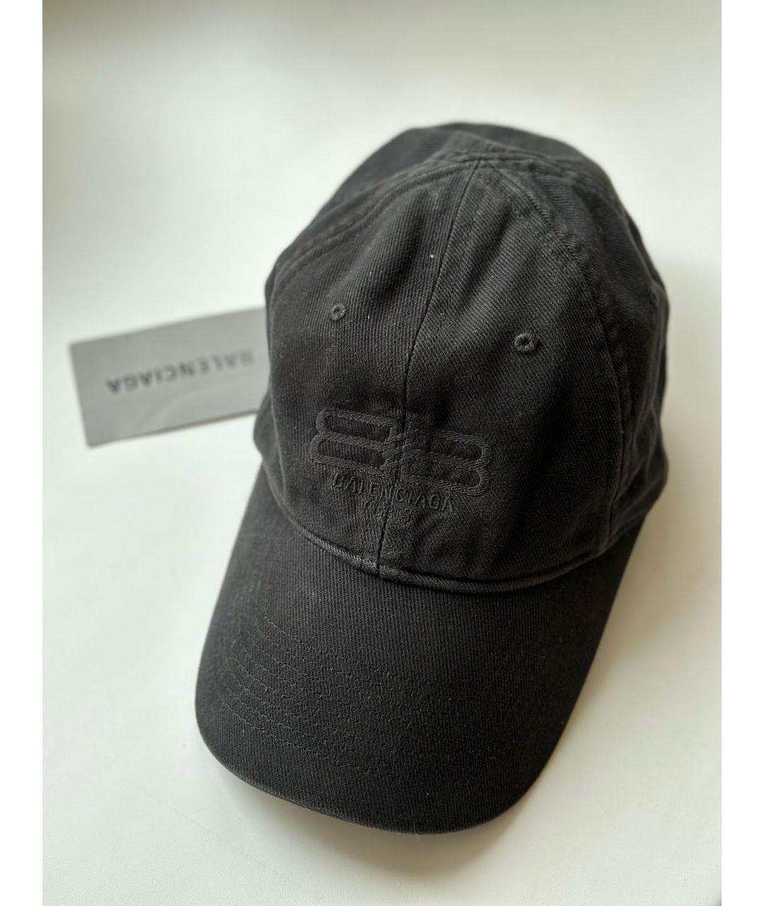BALENCIAGA Черная хлопковая кепка/бейсболка, фото 4