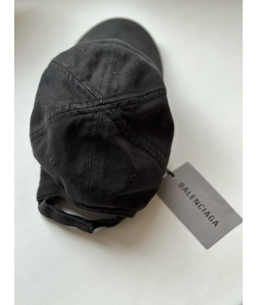 BALENCIAGA Черная хлопковая кепка/бейсболка, фото 5