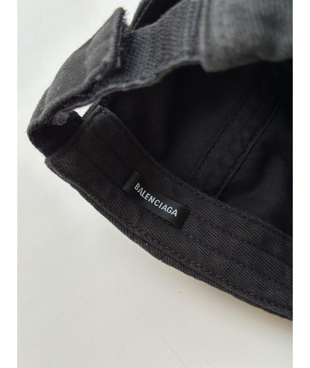 BALENCIAGA Черная хлопковая кепка/бейсболка, фото 6