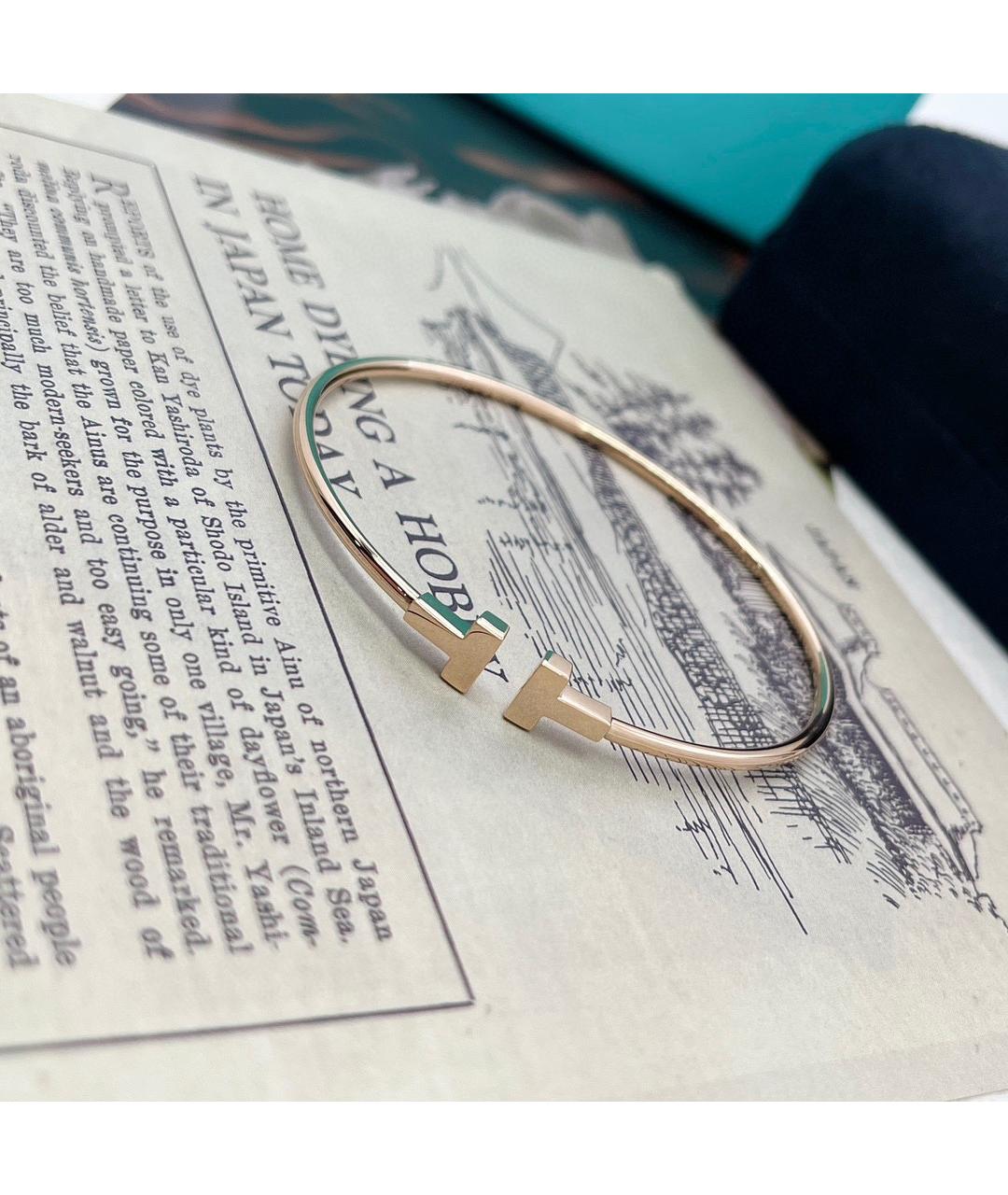 TIFFANY&CO Золотой браслет из розового золота, фото 2