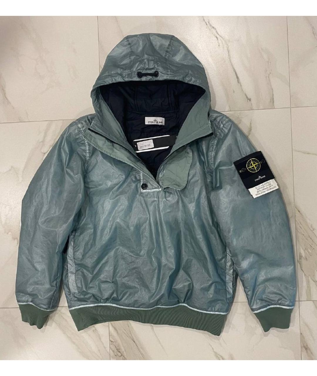 STONE ISLAND Бирюзовая куртка, фото 6