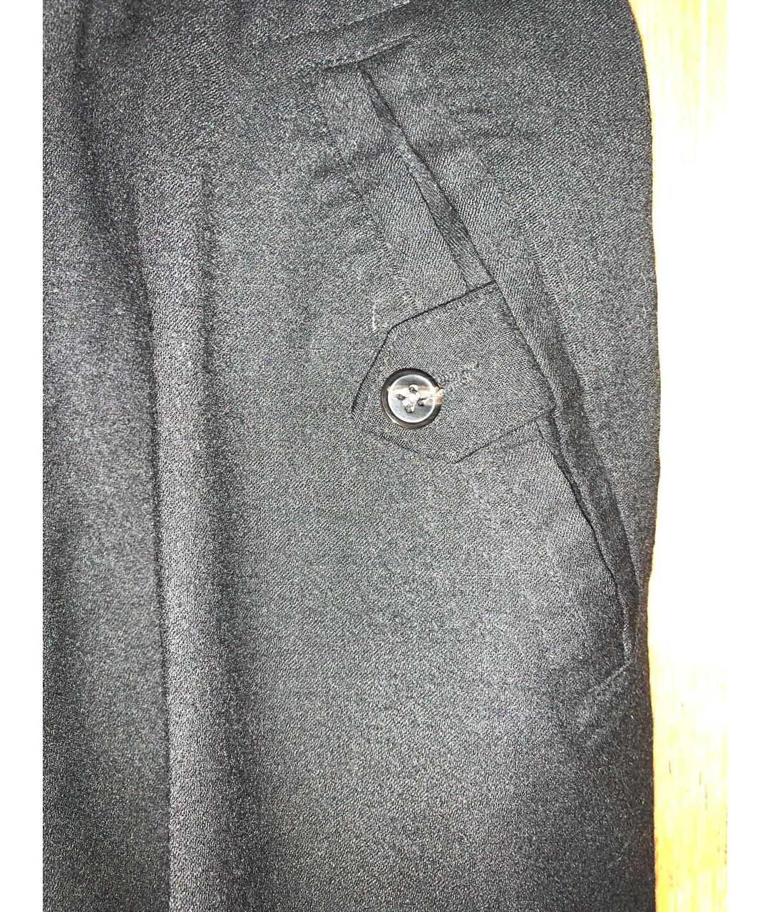 CHRISTIAN LACROIX Черные шерстяные брюки чинос, фото 5