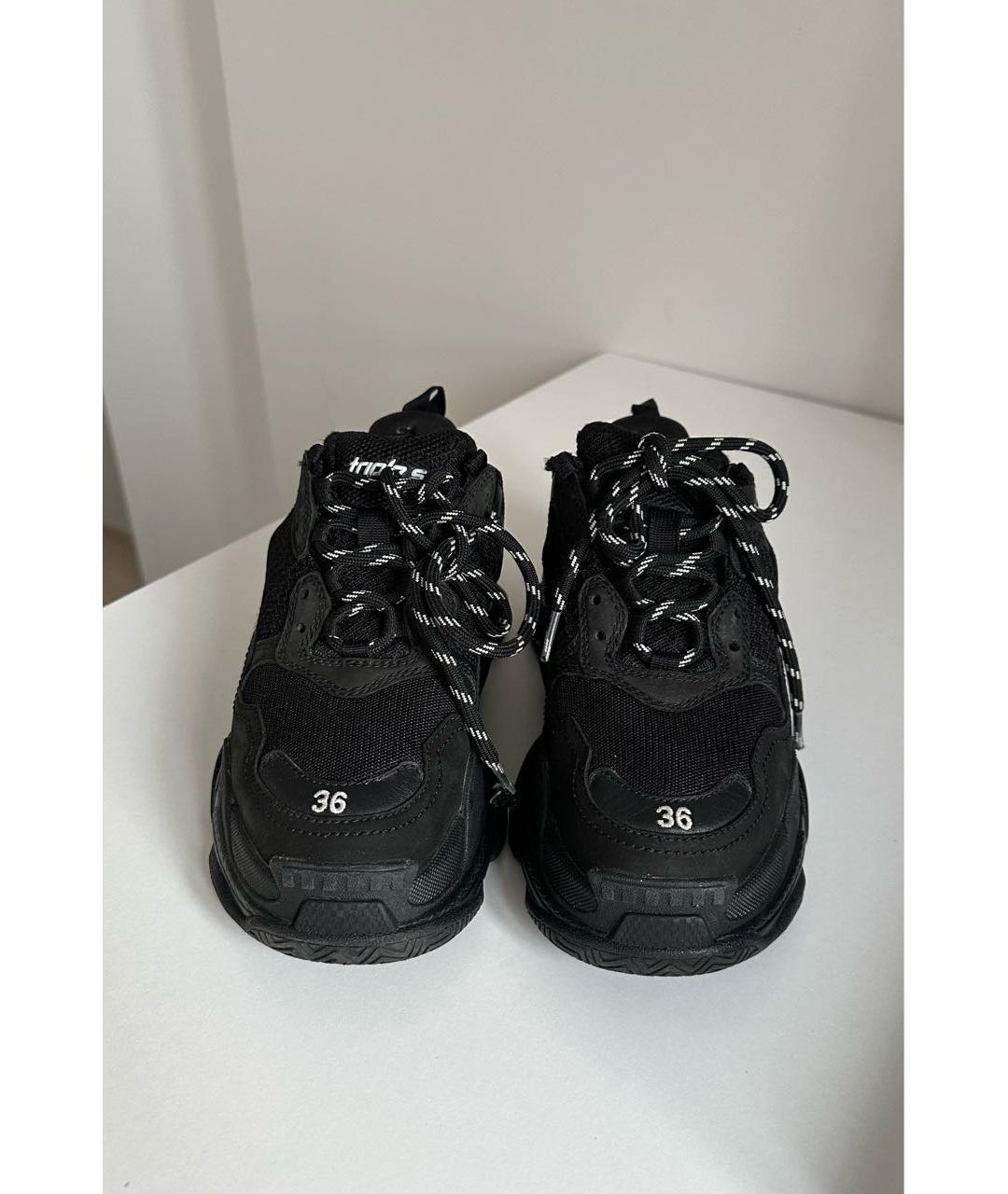 BALENCIAGA Черные кроссовки, фото 2