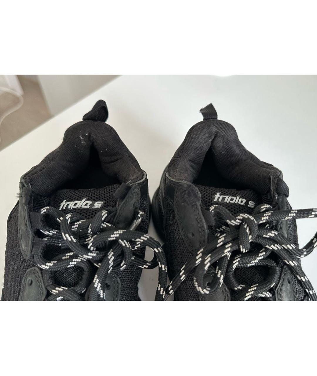 BALENCIAGA Черные кроссовки, фото 5