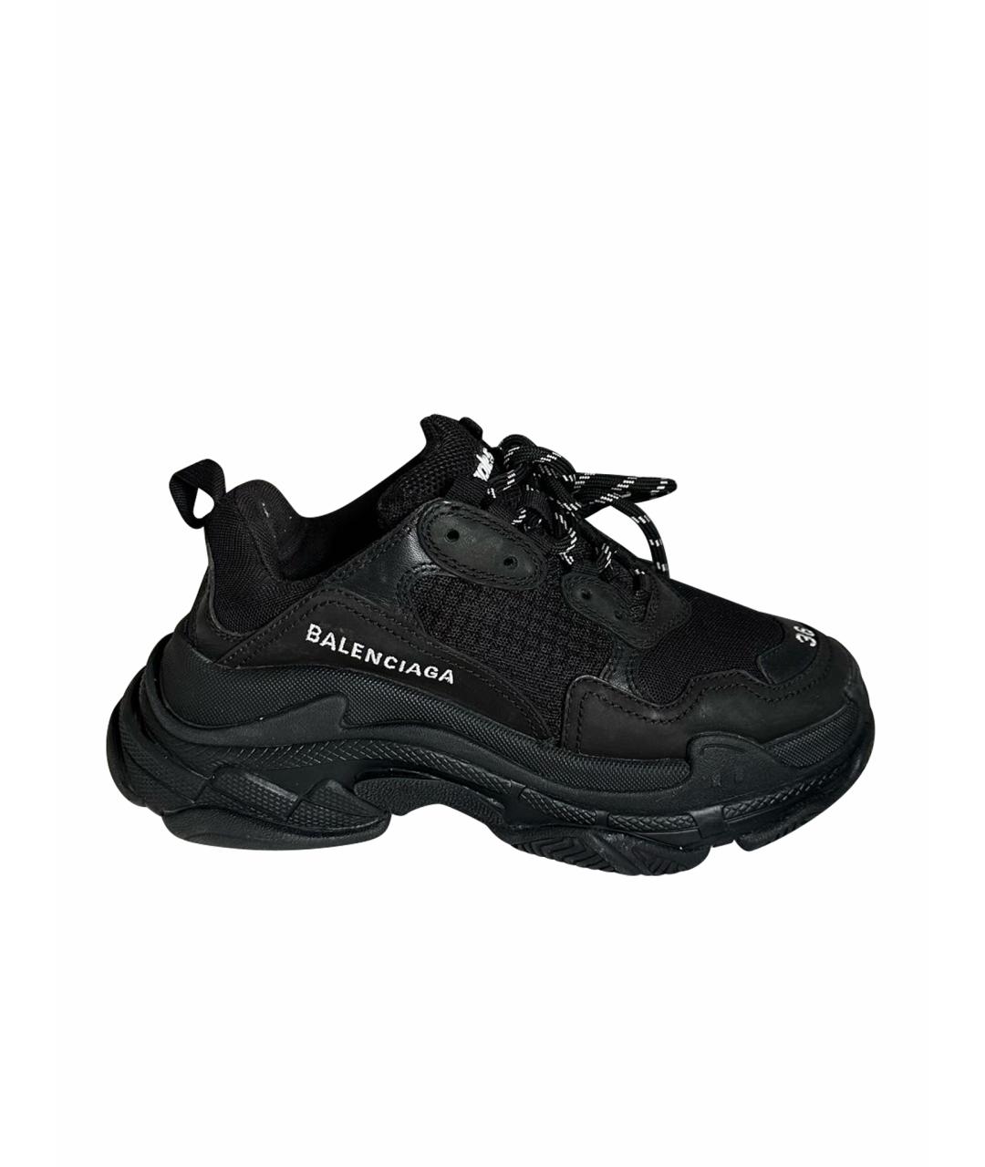 BALENCIAGA Черные кроссовки, фото 1