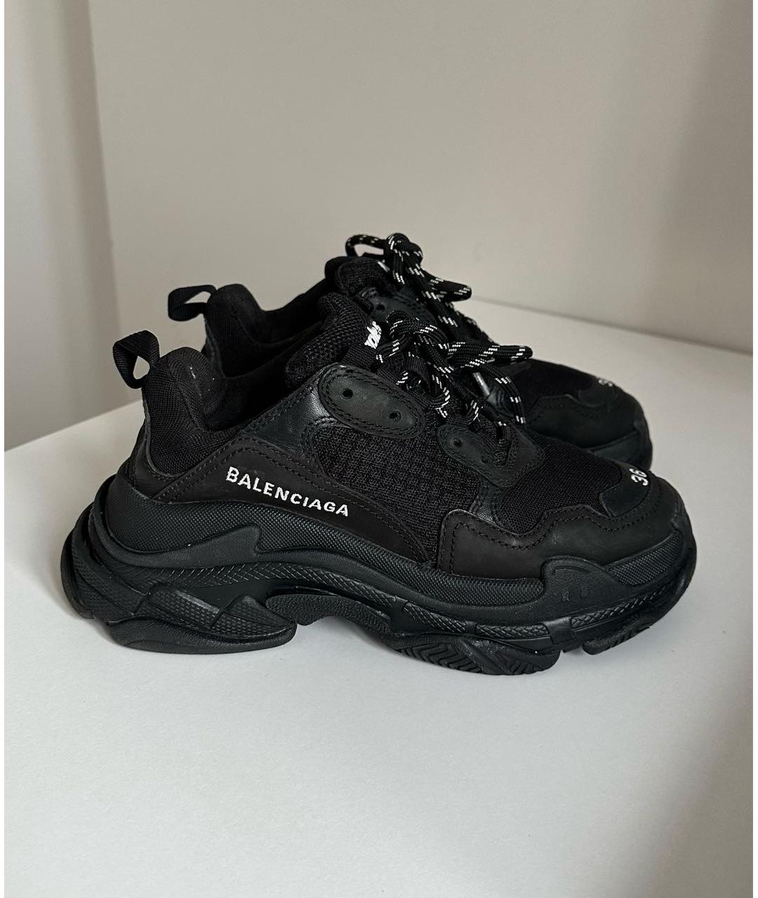 BALENCIAGA Черные кроссовки, фото 7