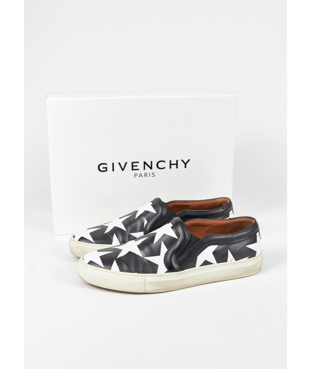 GIVENCHY Черные кожаные слипоны, фото 6