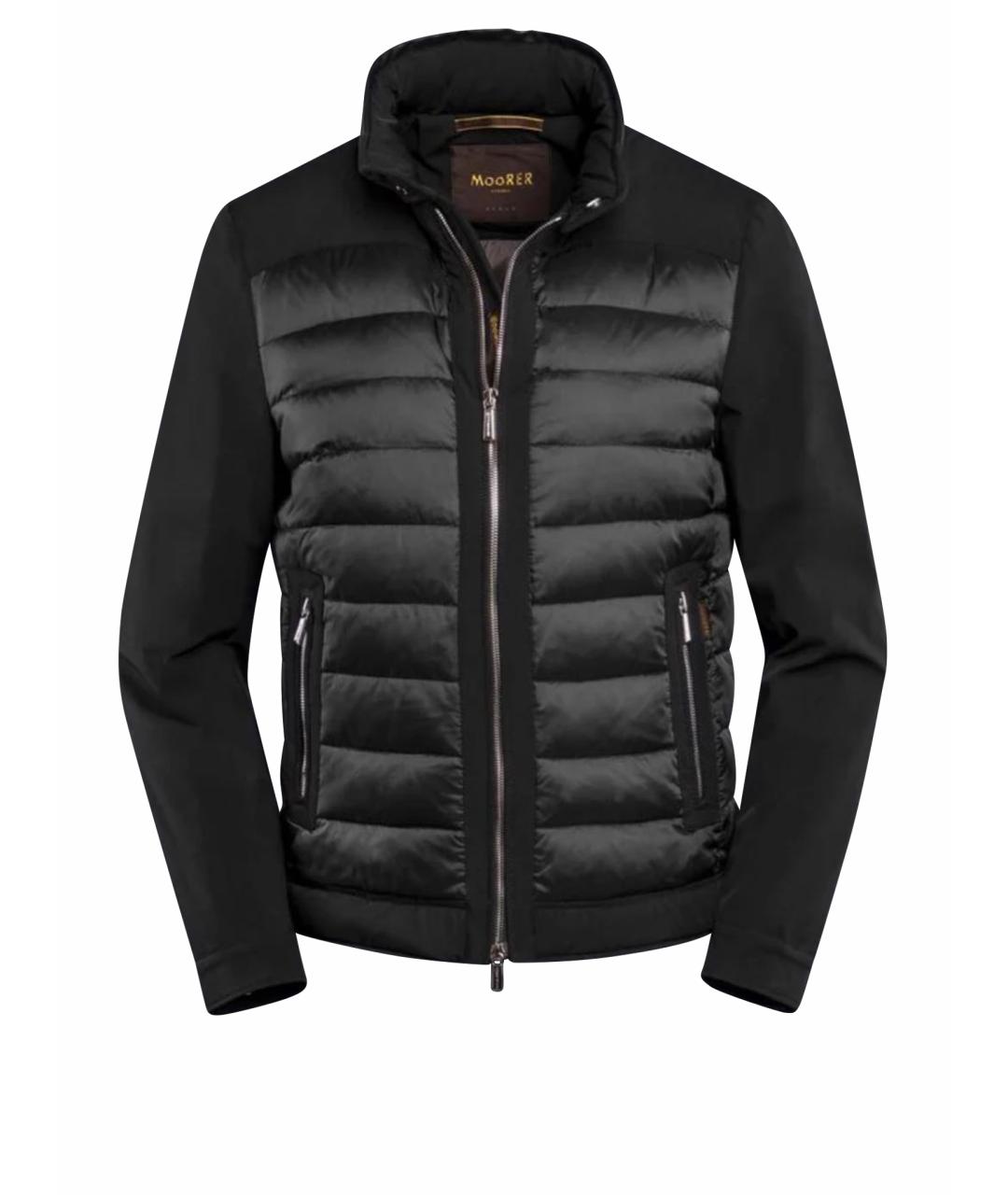 MOORER Черная полиамидовая куртка, фото 1