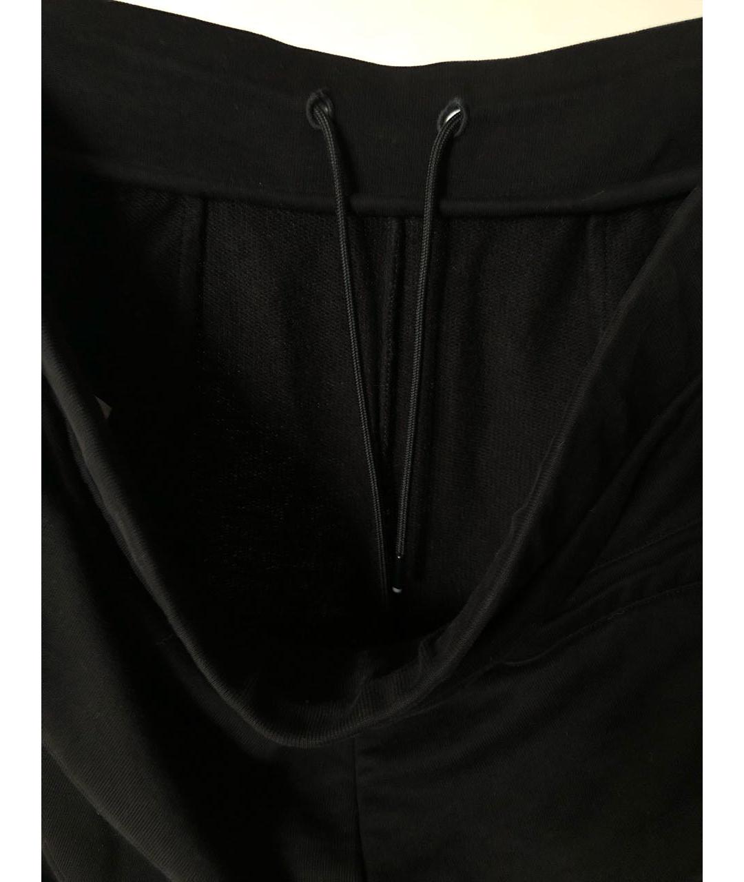 MONCLER Черные хлопковые повседневные брюки, фото 6