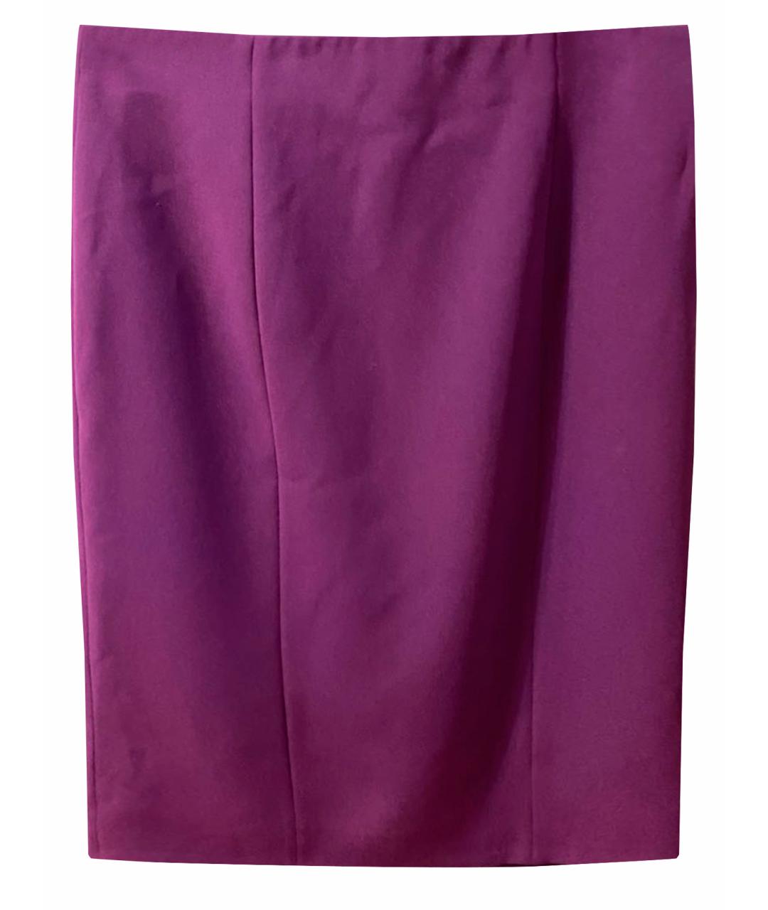MAX MARA STUDIO Фиолетовая юбка миди, фото 1
