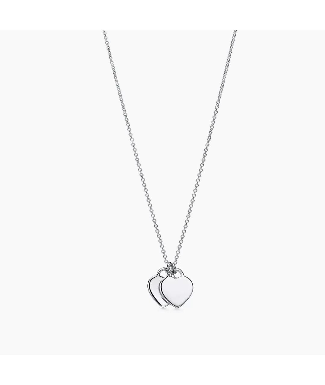 TIFFANY&CO Розовая серебряная подвеска, фото 2