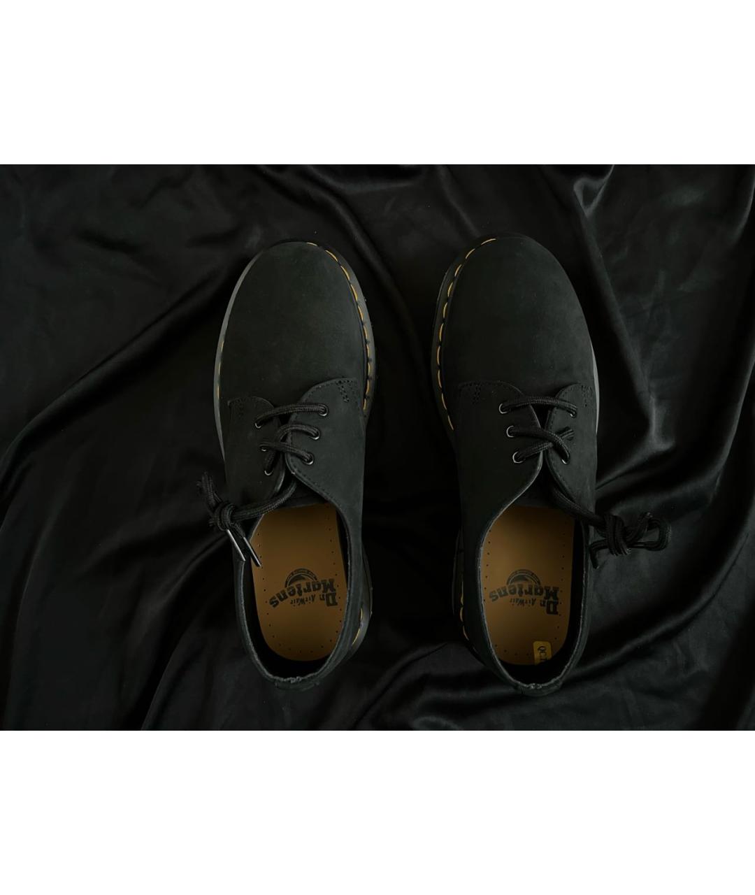 DR. MARTENS Черные замшевые ботинки, фото 2
