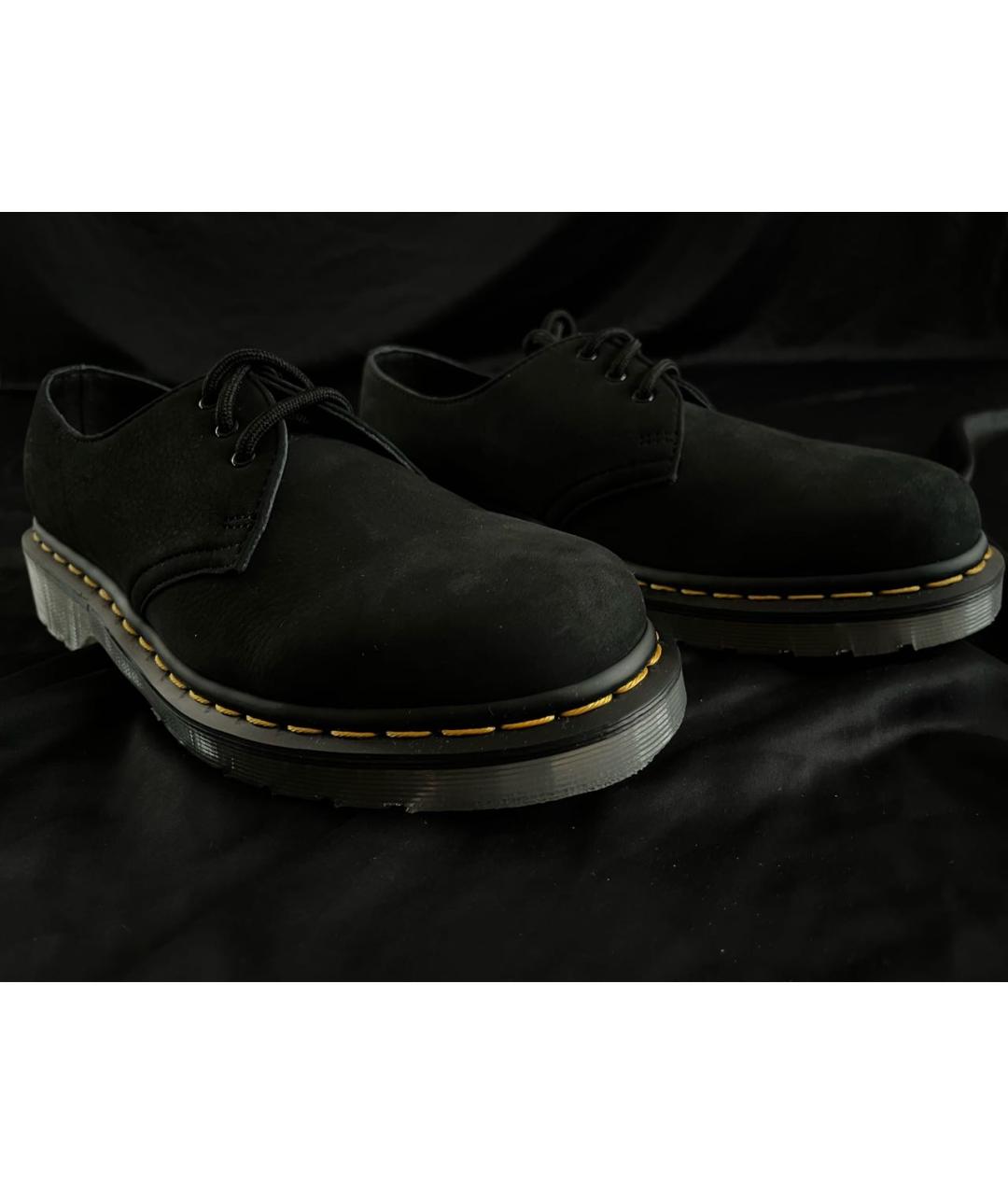 DR. MARTENS Черные замшевые ботинки, фото 6