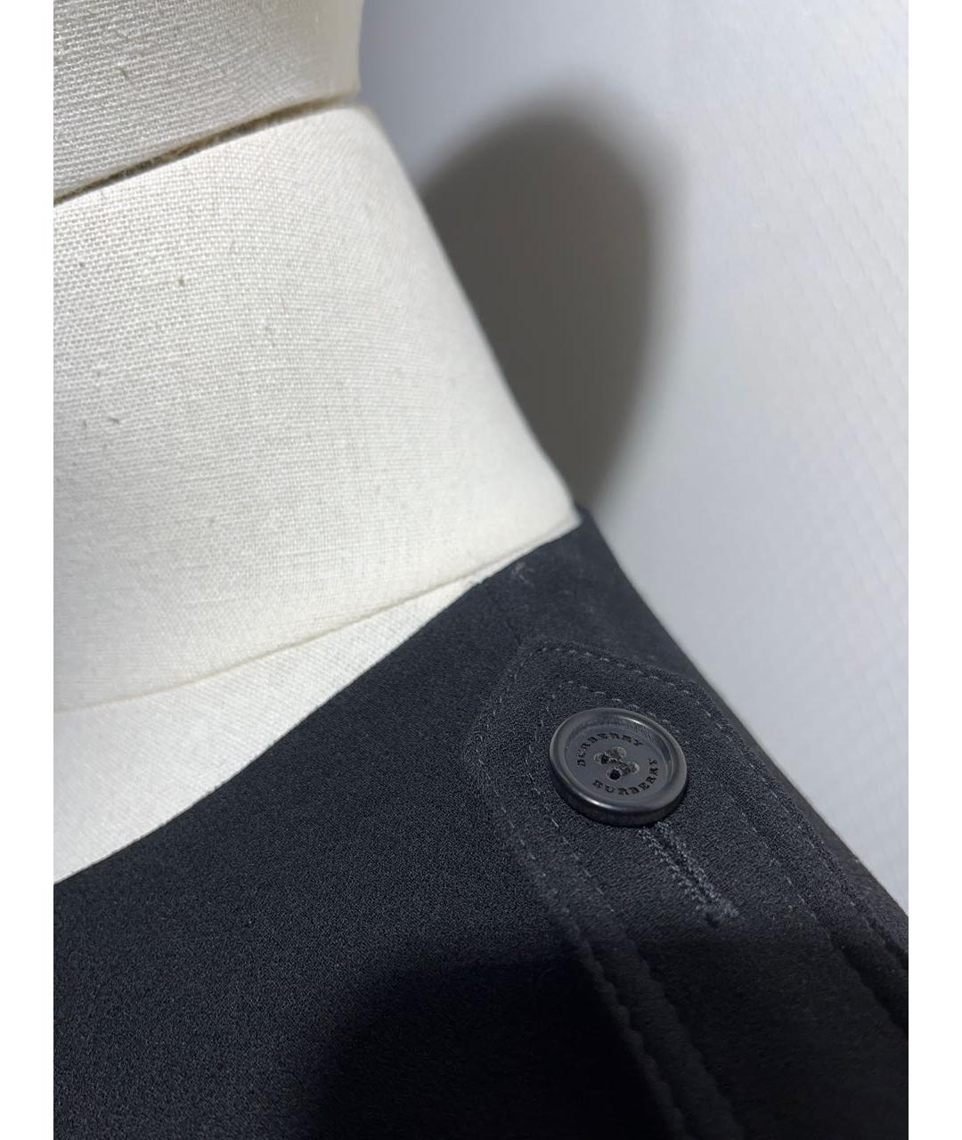 BURBERRY Черное повседневное платье, фото 7