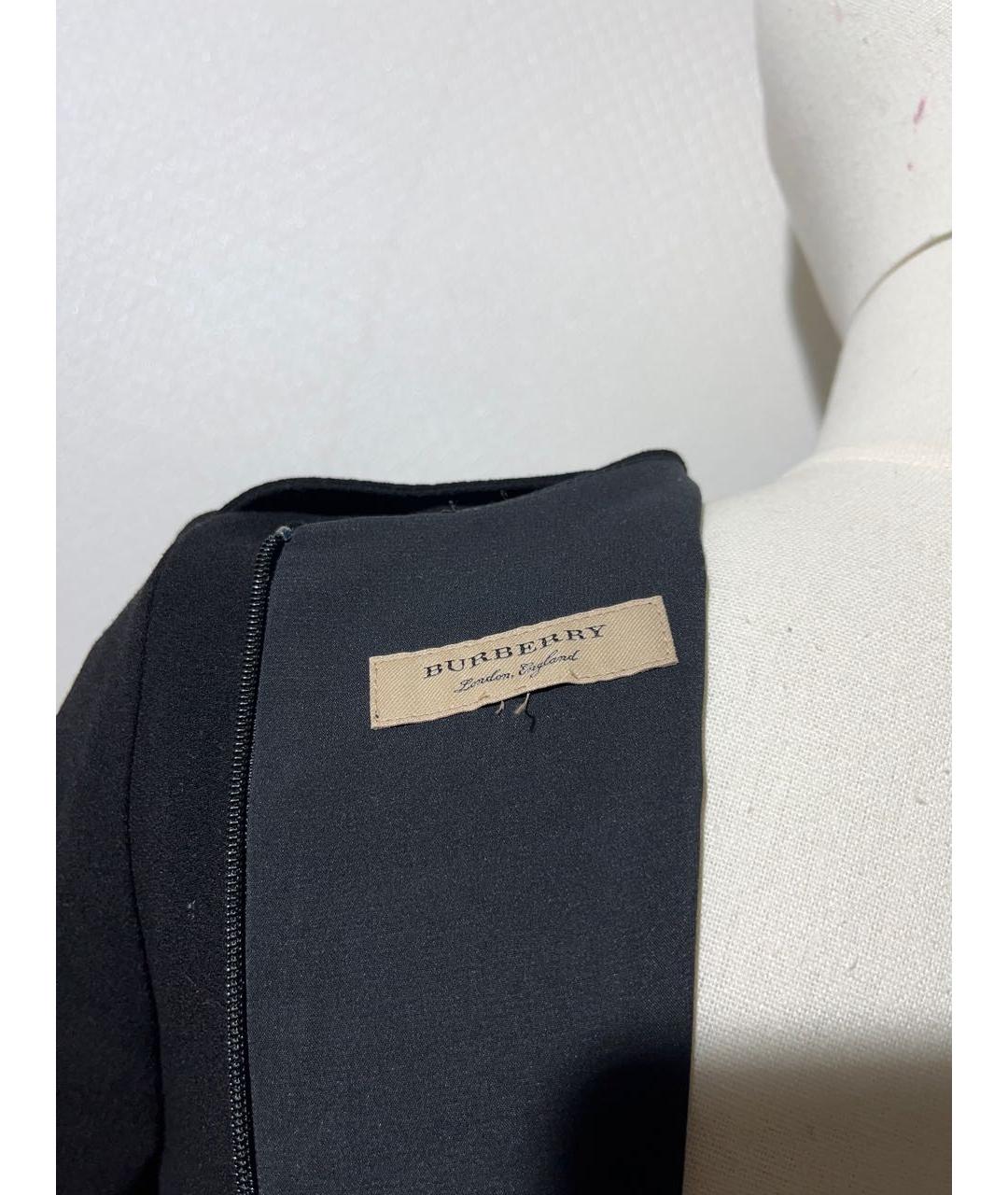 BURBERRY Черное повседневное платье, фото 2