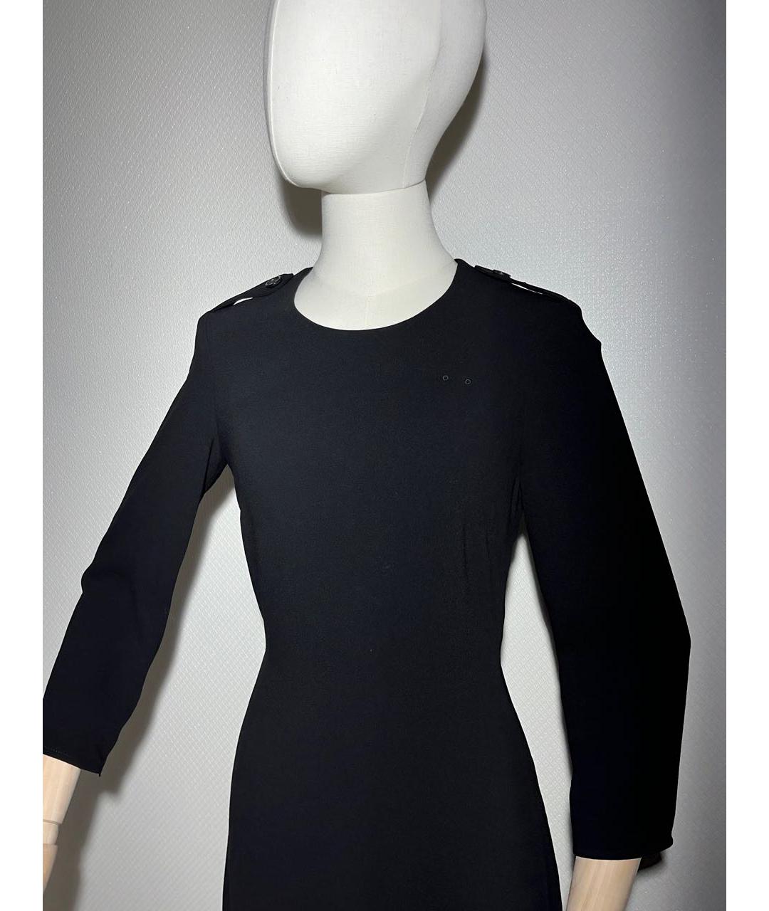 BURBERRY Черное повседневное платье, фото 3