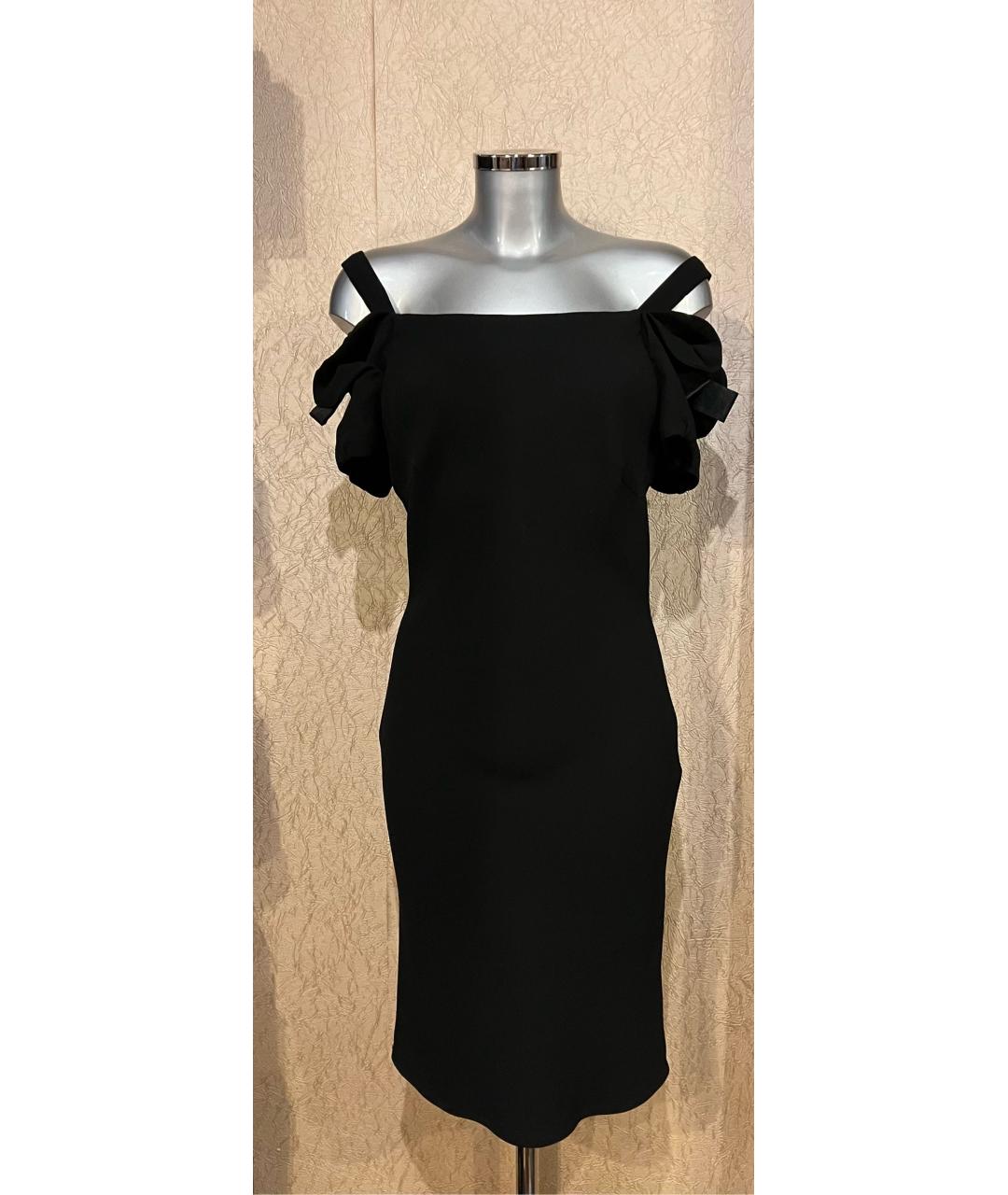 BLUGIRL Черное коктейльное платье, фото 4