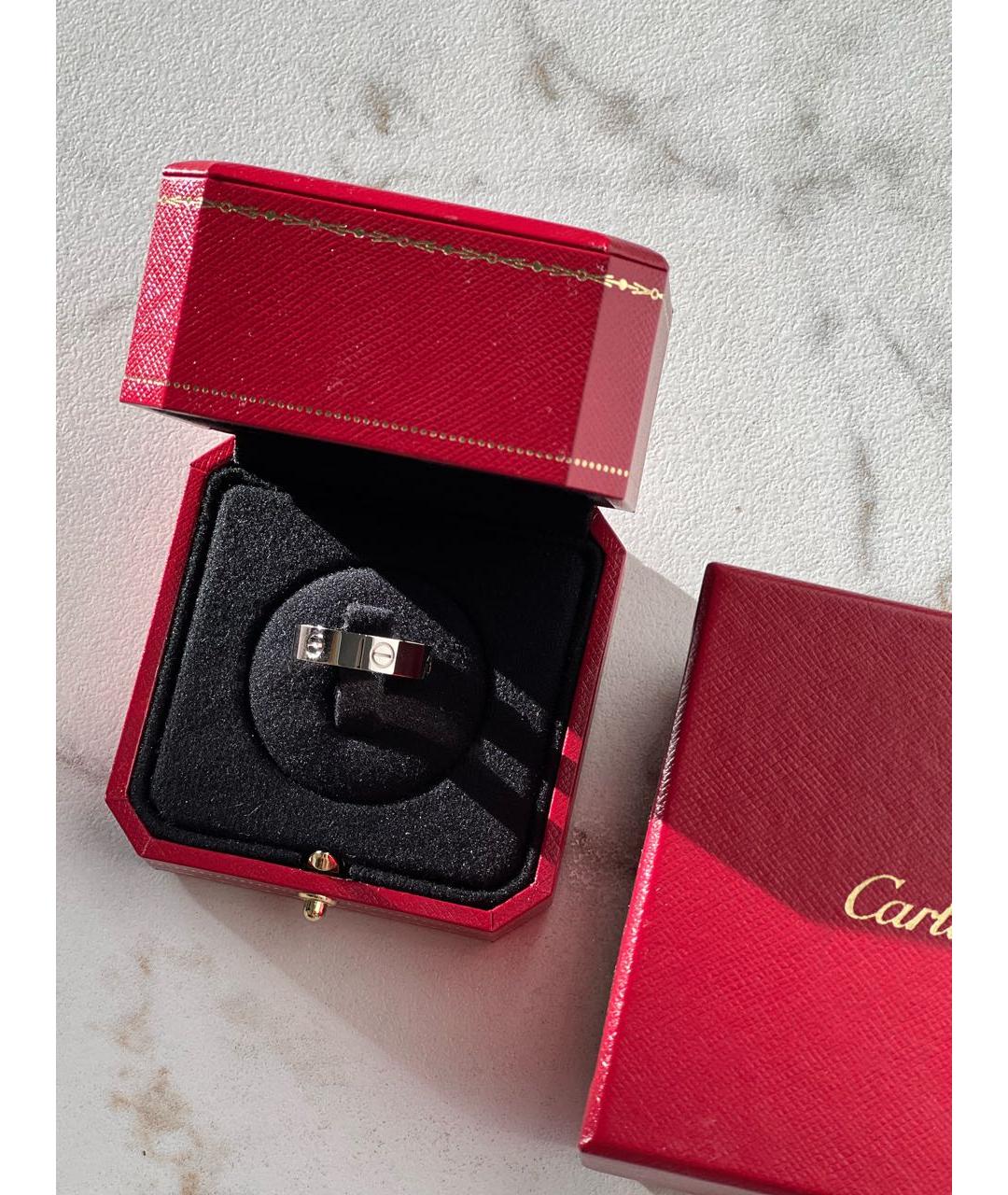 CARTIER Серебряное кольцо из белого золота, фото 6
